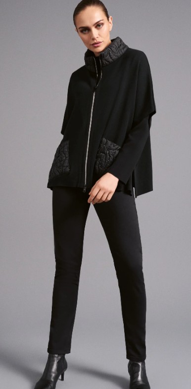 Alembika Kleid blau Muster aus Jersey