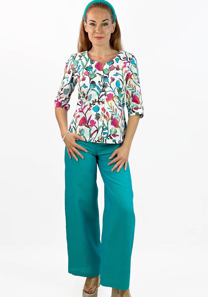 AnRa Leinen Hose + Bluse
