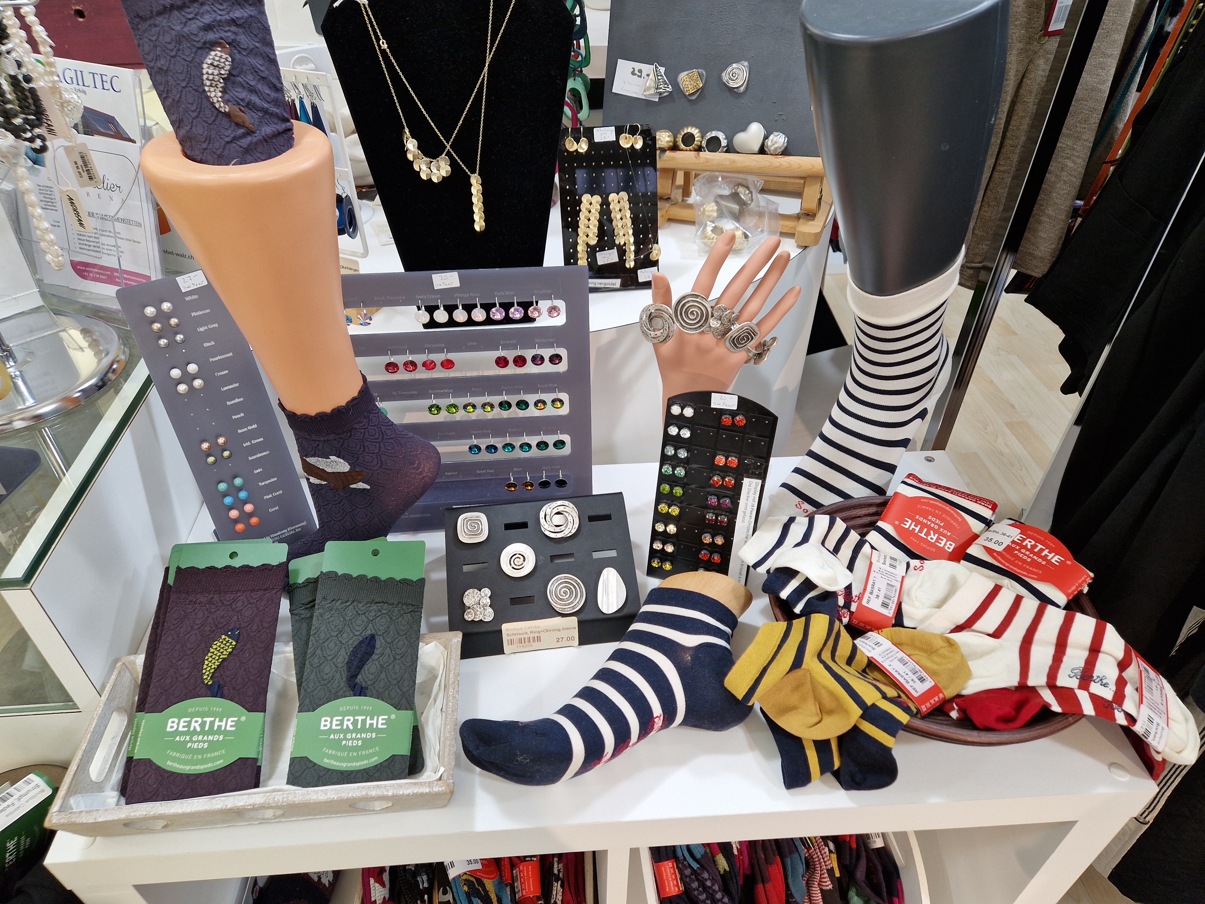 Baumwollsocken aus Frankreich